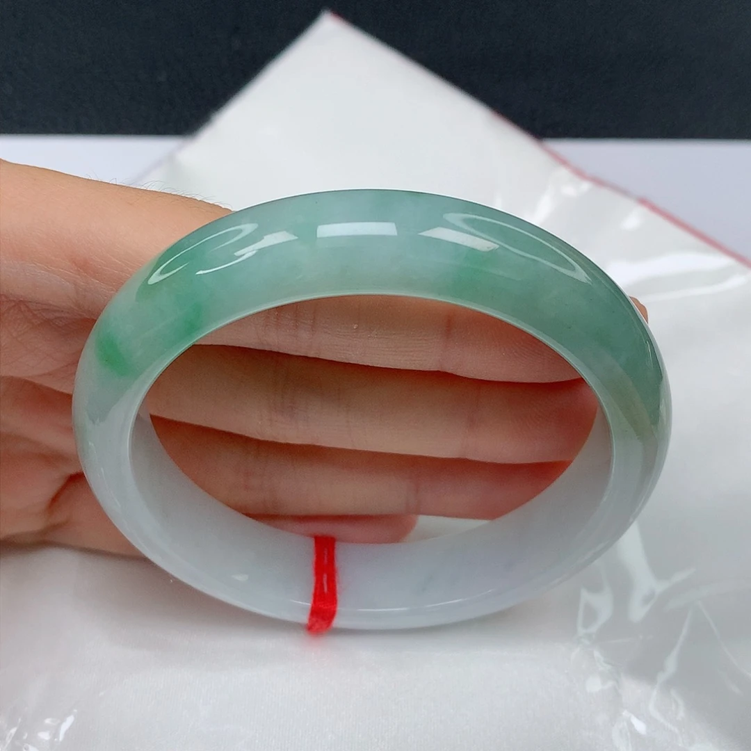 翡翠手镯未镶嵌58正圈