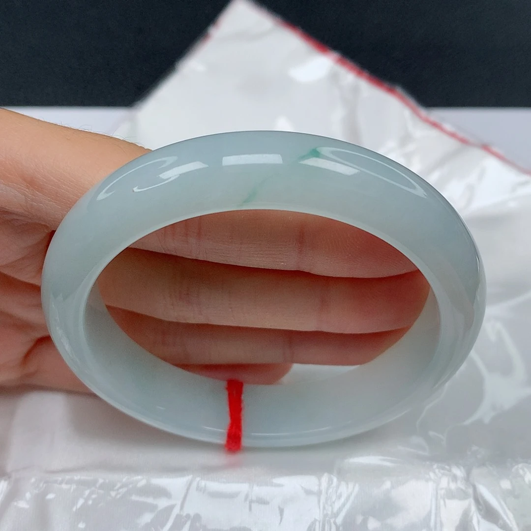 翡翠手镯未镶嵌57正圈