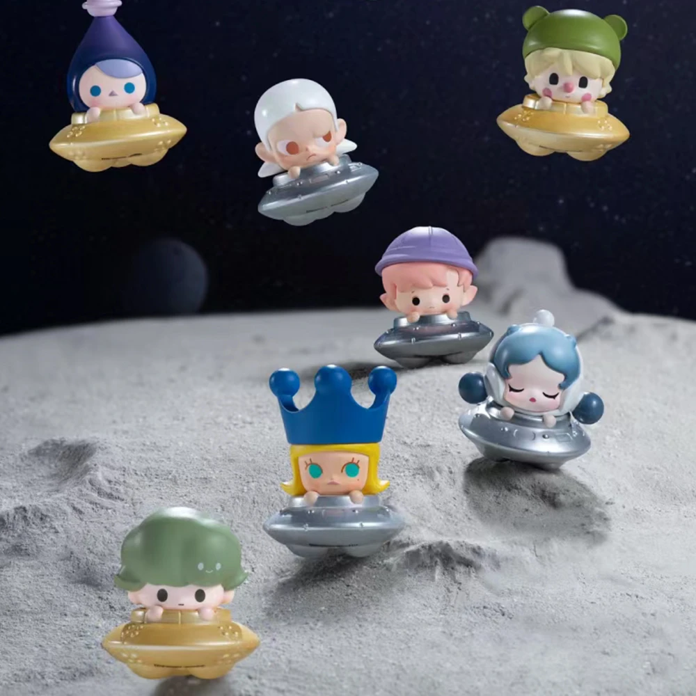 「明款」SP DIMOO 限定飞碟萌粒 玩具摆件 可打孔
