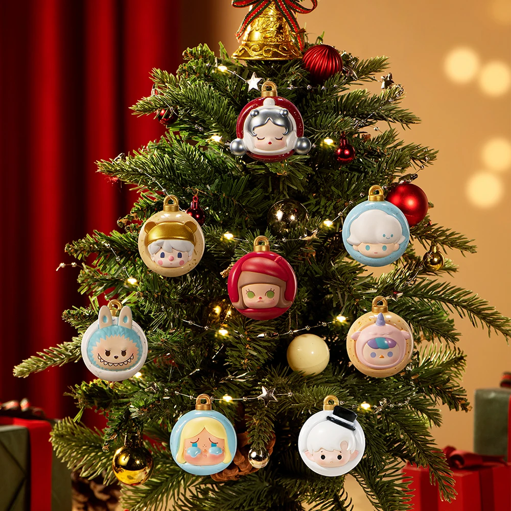 「明款」SP DIMOO 圣诞限定萌粒摆件 可打孔