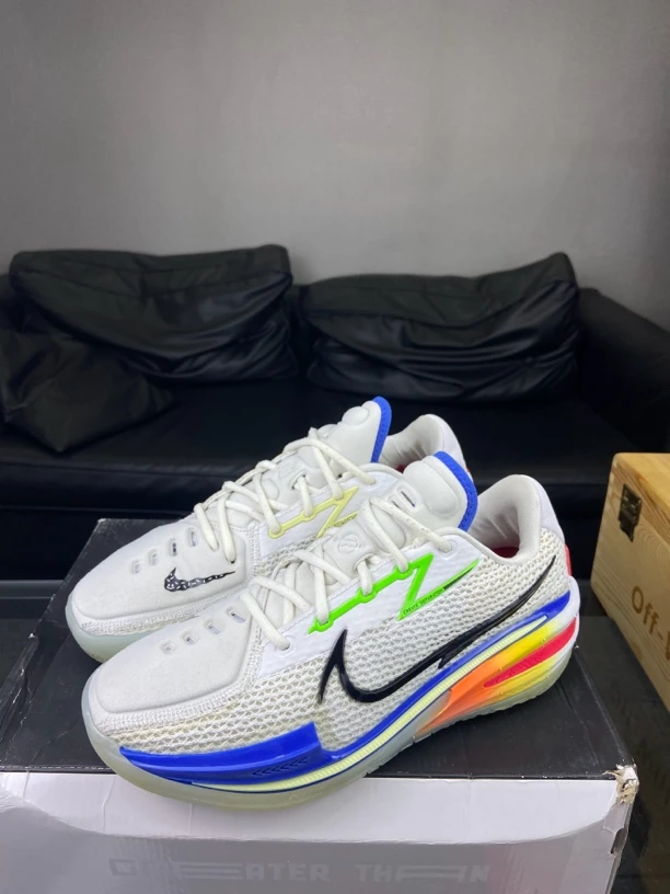 Nike实战鞋GTcut白蓝42码原盒96新中古潮流时尚篮球鞋