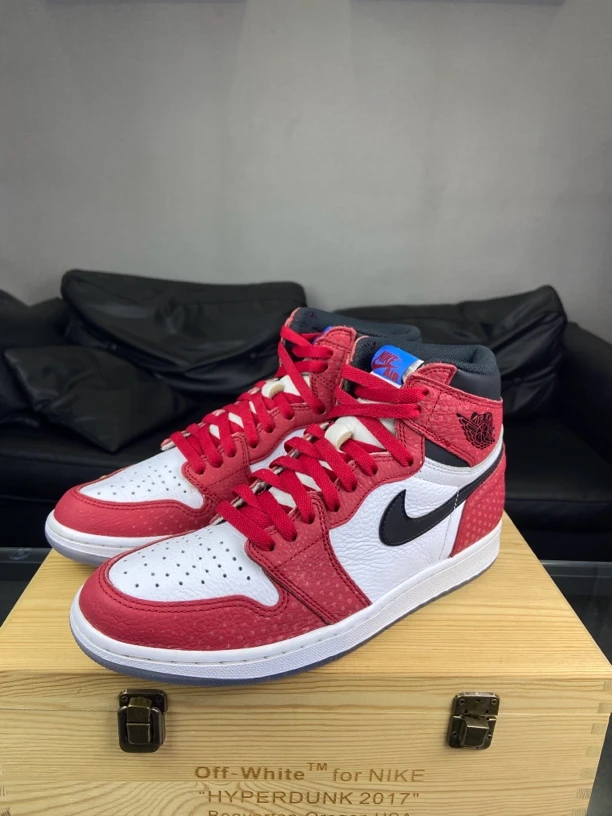 Nike休闲鞋aj1蜘蛛侠43码配盒98新中古潮流时尚男鞋