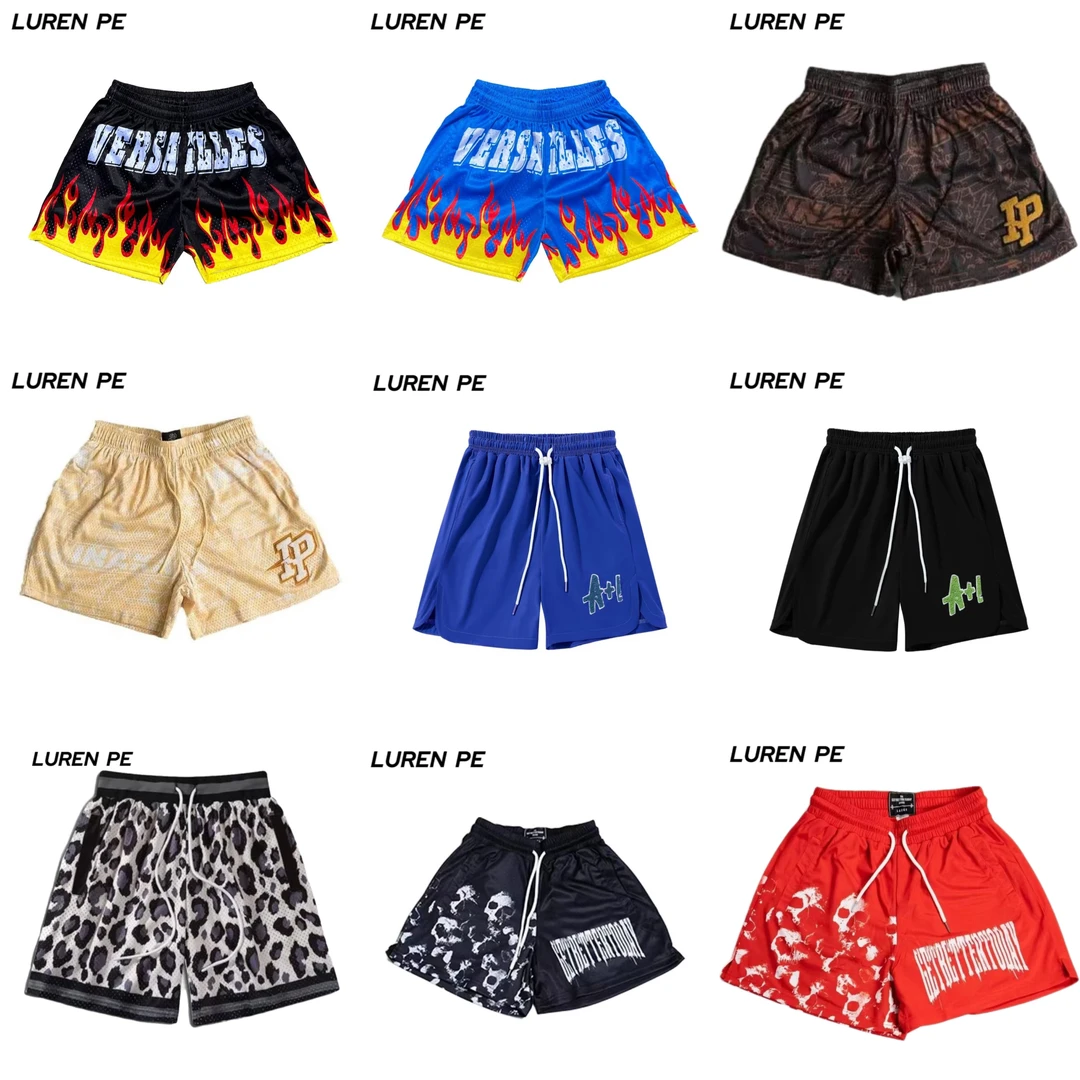 美式豹纹短裤男不过膝宽松休闲三分裤夏季薄款运动速干透气篮球裤