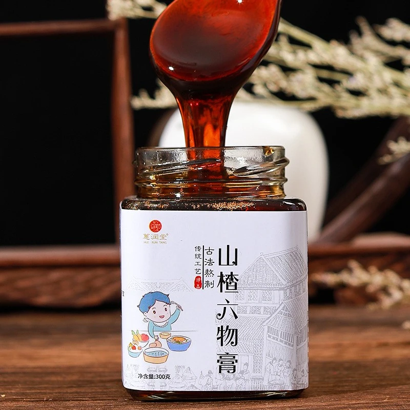 山楂六物膏 （鲜果熬制，老少皆宜）300g/瓶 鸡内金 酸酸甜浓缩