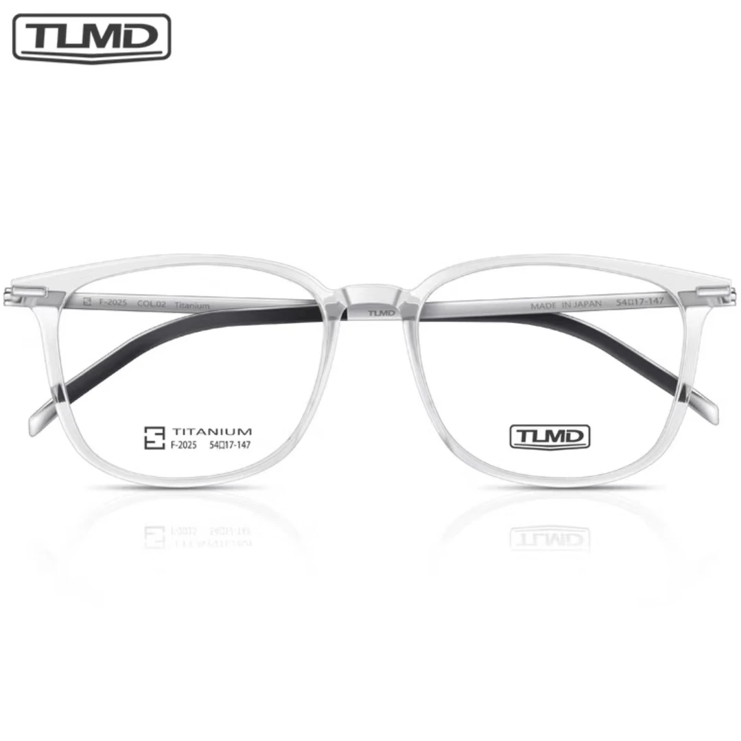 泰勒梅德TLDM泰勒梅德时尚系列F2025纯钛架男士全框近视眼镜框潮
