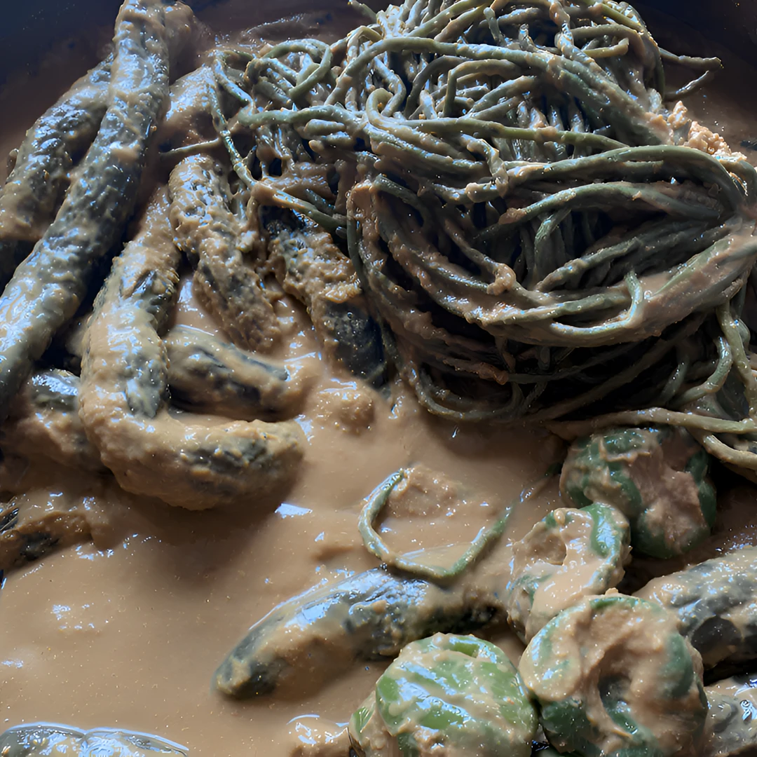 香榛香（酱缸腌制的黄瓜豇豆咸菜咸）称重2斤袋装散装