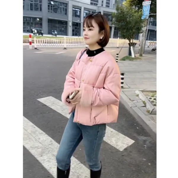 高品中式袖口貂貂圆领小外套