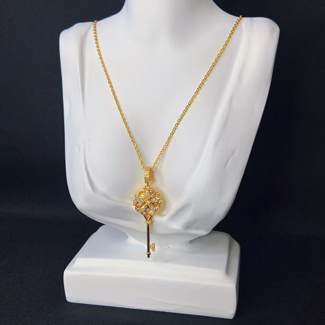 铜合金项链 哈尼西牧铜合金时尚项链#0007464