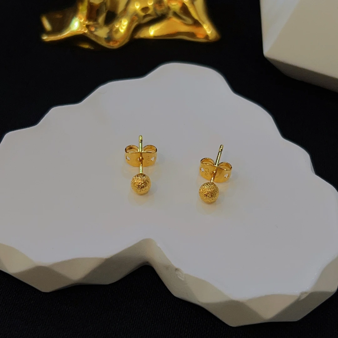 铜合金耳饰 哈尼西牧铜合金素款耳钉#0006049