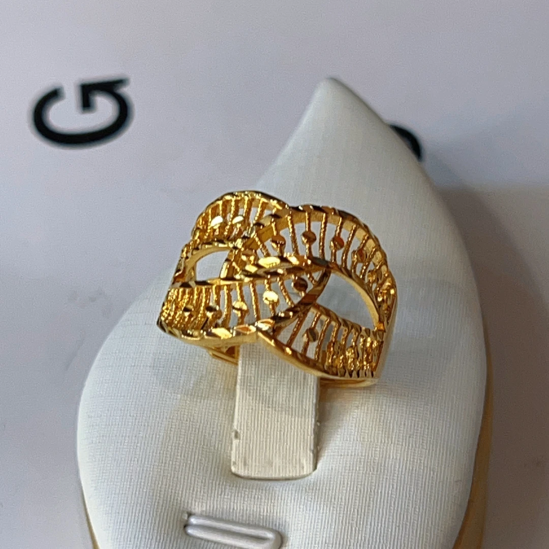 铜合金戒指 哈尼西牧铜合金时尚戒指#0006635