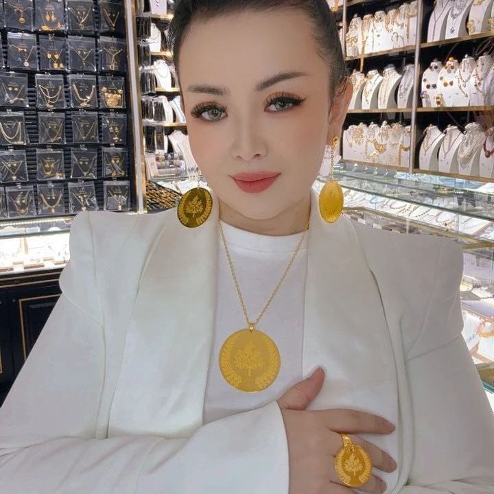 铜合金吊坠 哈尼西牧铜合金时尚百搭三件套#0007342