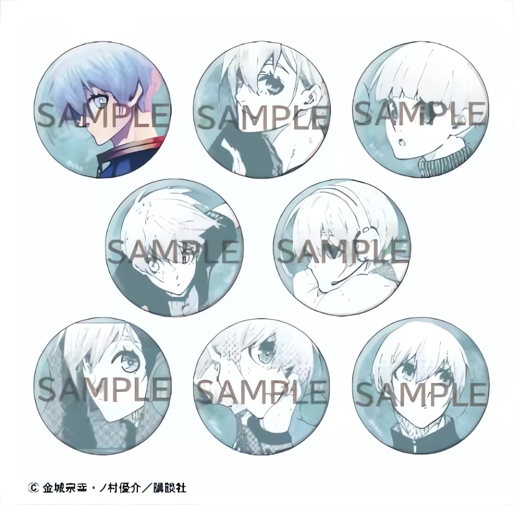 蓝色监狱 原画展冰织羊 水织羊个人池吧唧徽章 盲盒代拆