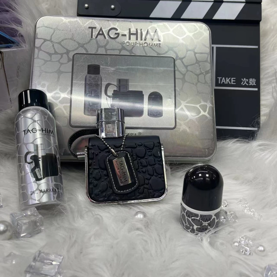 DR.MARAKA彪悍男士香水 香体喷雾香体走珠三件套