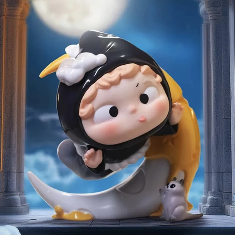 【拆盒】黑玩全明星黑夜中的二十五点盲盒哦崽MIMI瓜弟摆件公仔手办