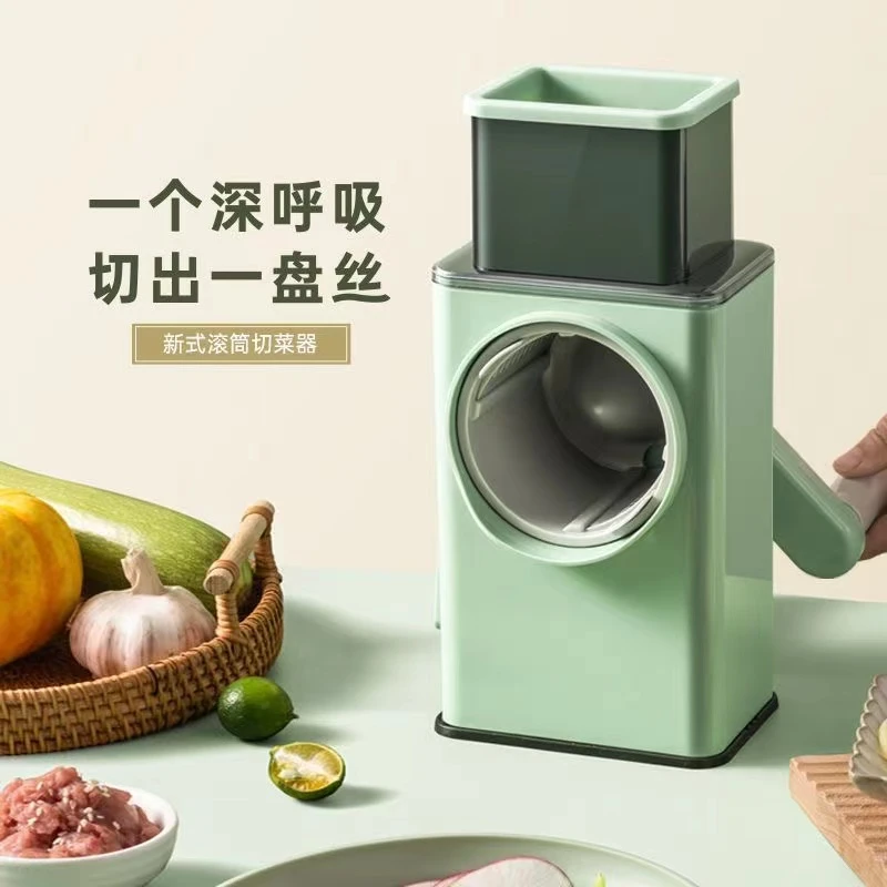 家用多功能切菜器刨丝器切片器切丝器擦丝磨蓉厨房神器滚筒土豆