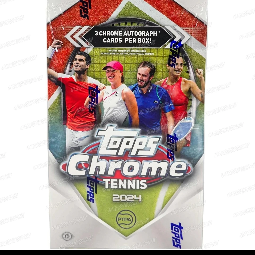 【拆盒】2024 Tc 网球 Hobby Topps Chrome Tennis 球星卡 盲盒【拆】