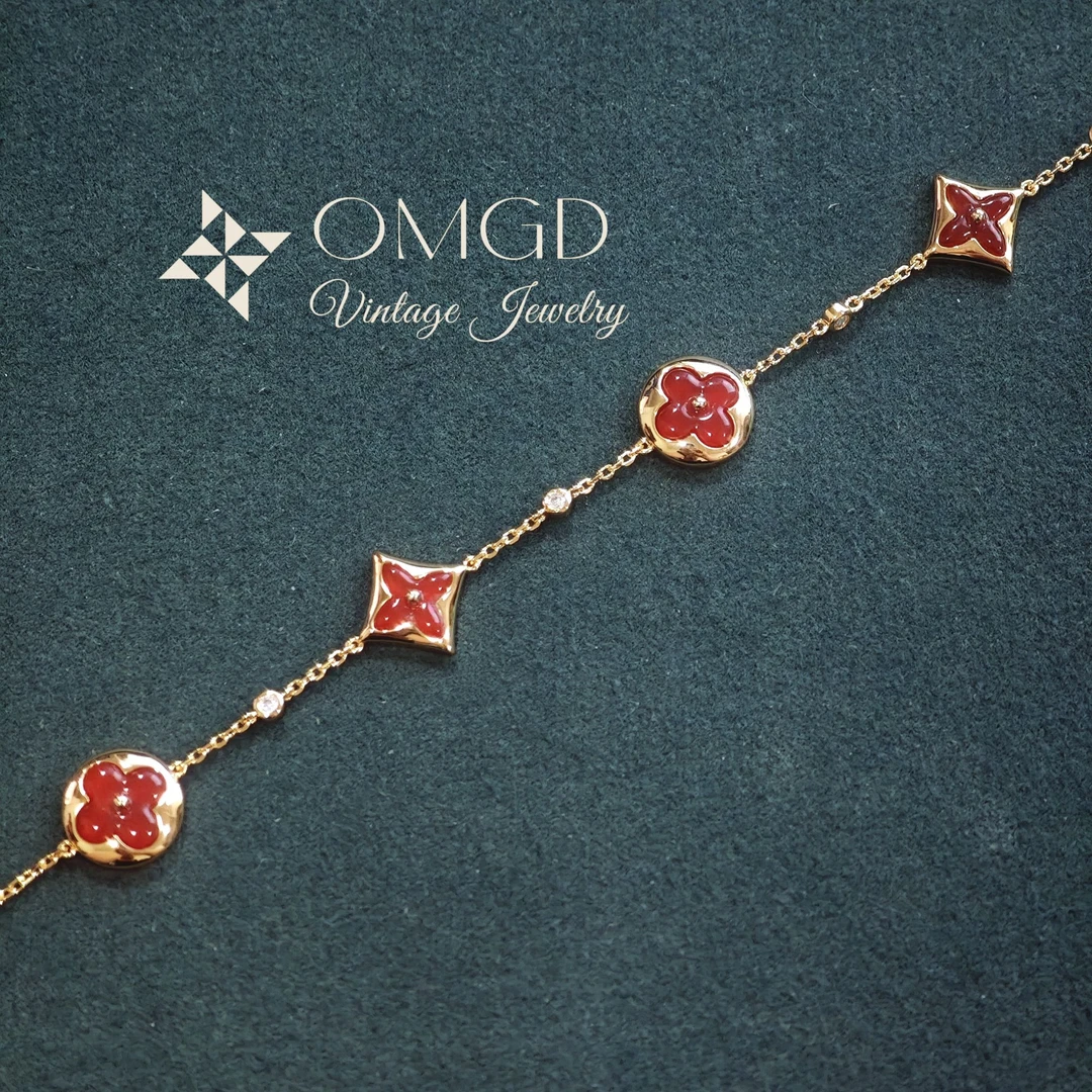 OMGD 铜合金合成锆石手链 【A1179】手链 轻奢时尚设计款-L2