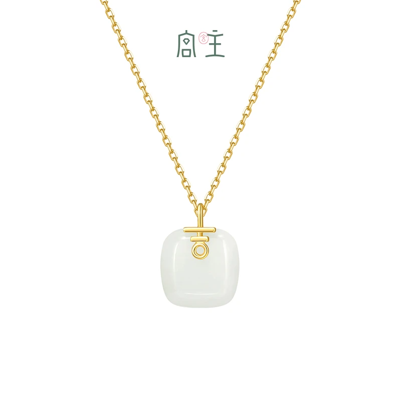 FANCI/范琦×宫主吉祥小方糖项链国风浪漫锁骨链精致送妈妈礼物