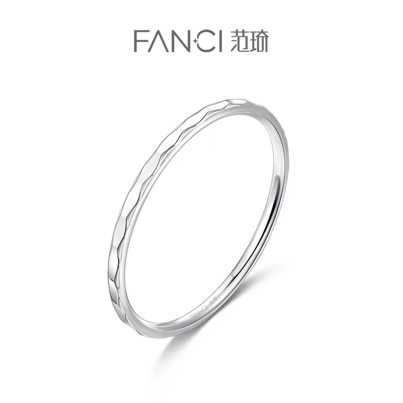 FANCI/范琦 足银手镯 菱光足银手镯轻奢时尚个性简约气质设计感