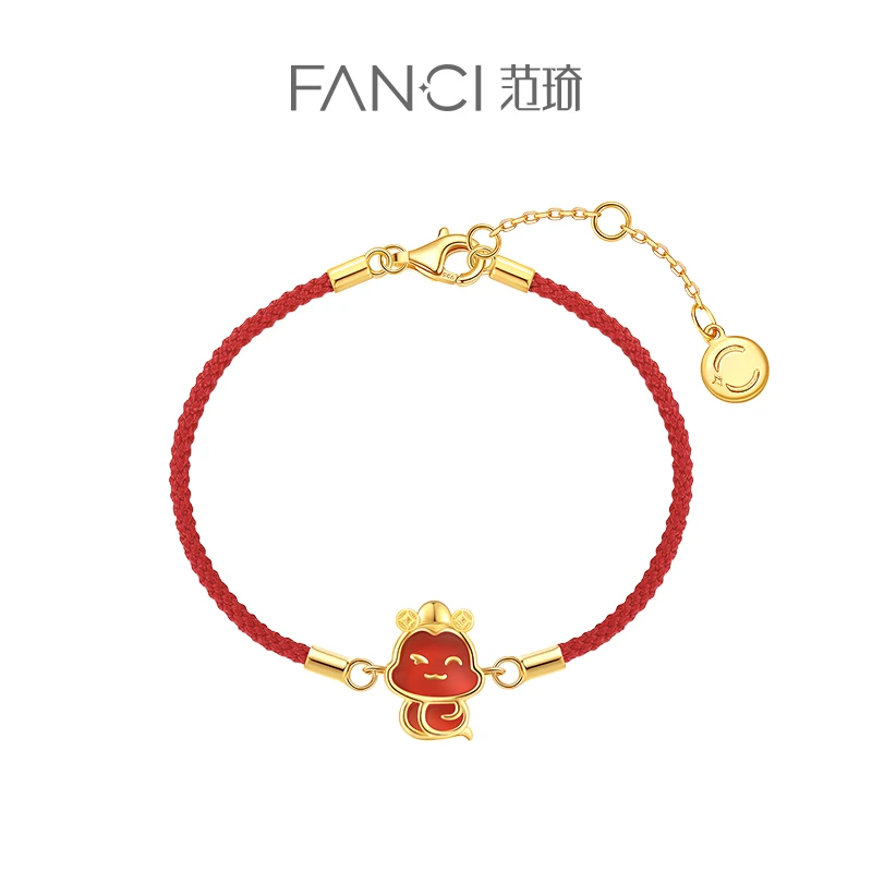 FANCI/范琦 925银手链 范琦小灵蛇手链 轻奢国潮气质蛇年生肖手链