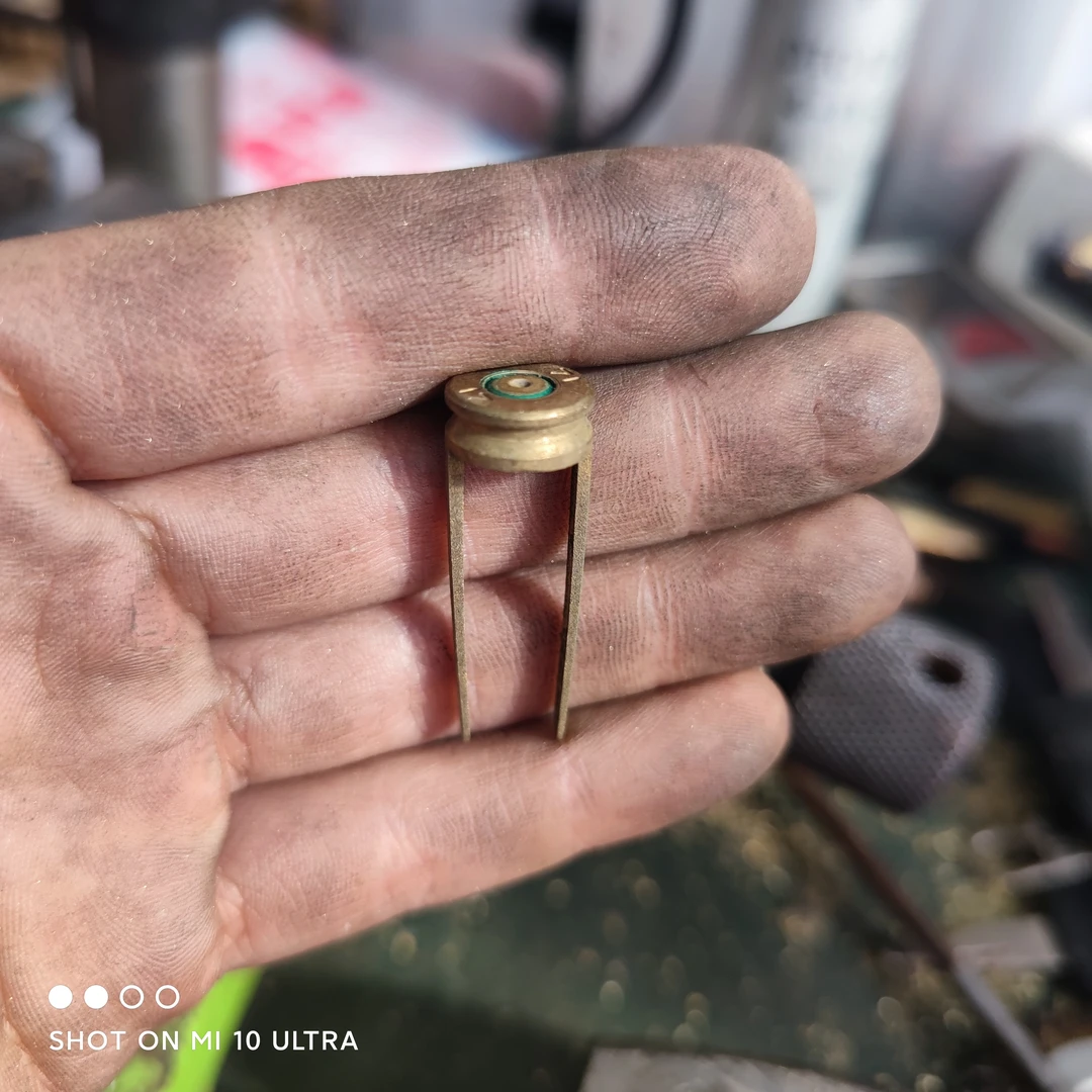 弹壳工艺品戒指半成品，切割手工DIY