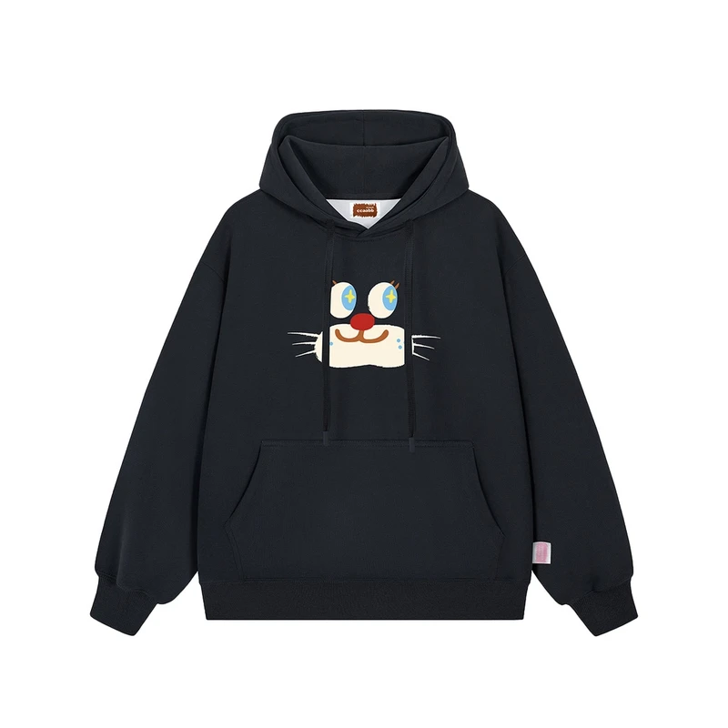 i.t 【ccaabb】卡通连帽长袖卫衣减龄猫脸印花时尚CABSWXMM01810