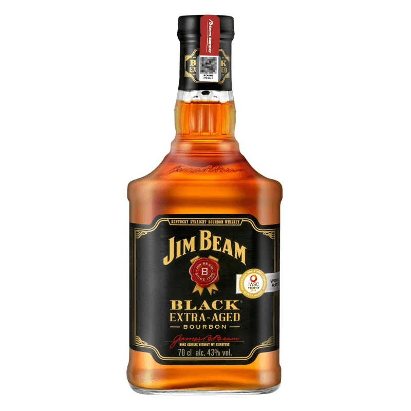 JimBeam金宾波本威士忌黑牌700ml 1瓶 美国进口