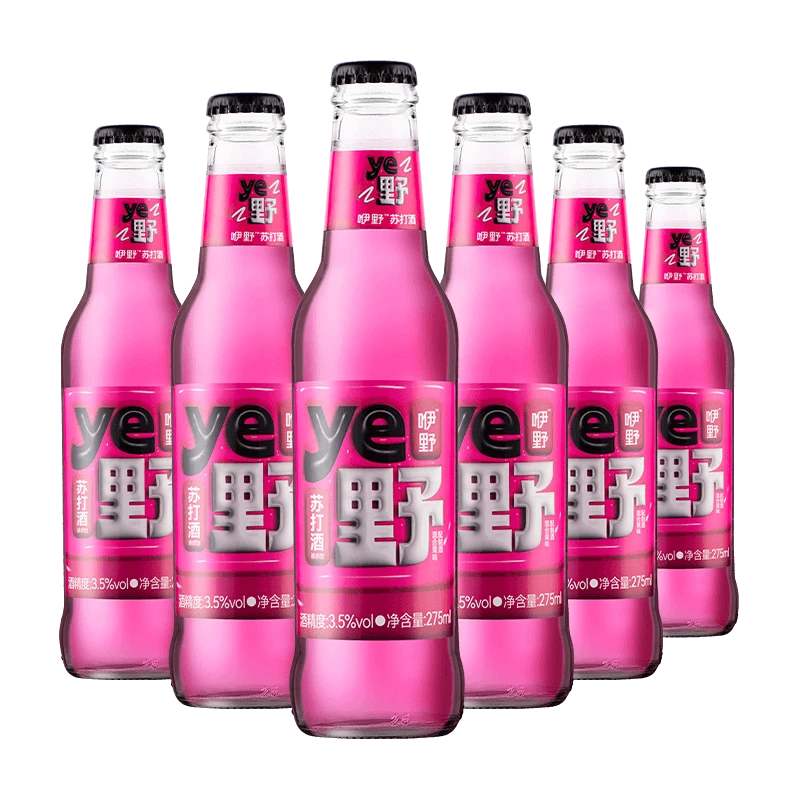 咿野苏打酒诱惑型（混合果味）3.5°瓶装275ml 6瓶