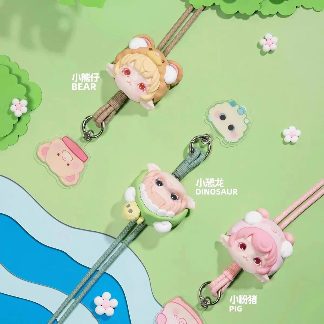 【小困包潮玩】正版米卷睡衣派对挂绳系列盲盒