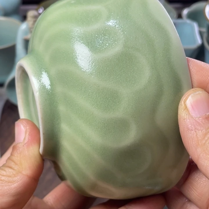 又**然汝州原矿釉汝瓷碗