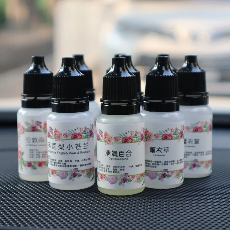 汽车香薰补充液10ml*4支香氛补充液蔚蓝邂逅英国梨小苍兰古龙旷野