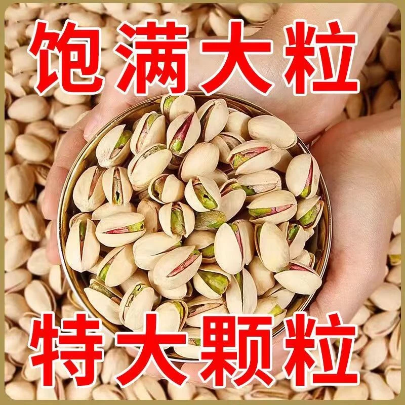 新货本色开心果罐装500g无漂白盐焗原味坚果休闲零食特产批发10g