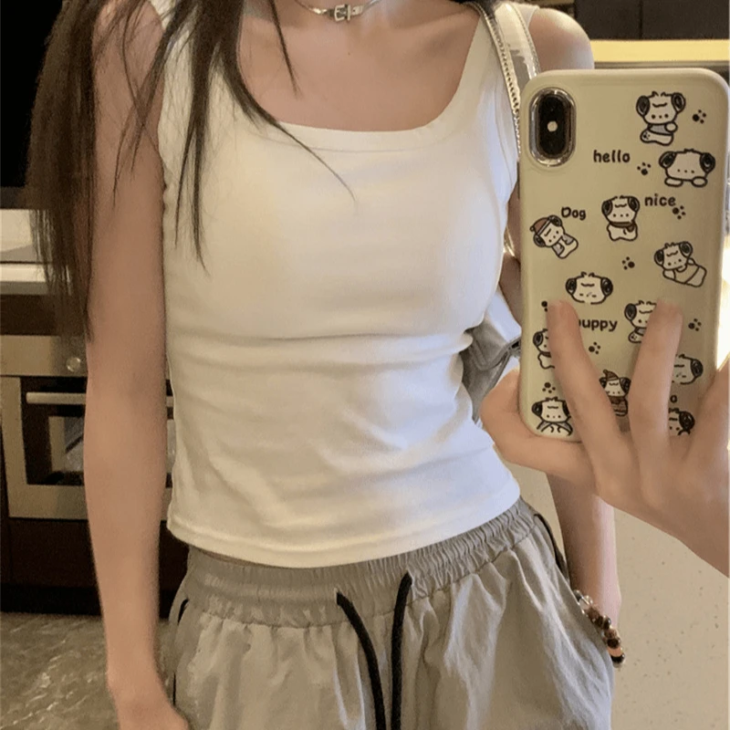 吊带背心女内搭夏季薄款性感修身美背一字抹胸上衣外穿裹胸带胸垫