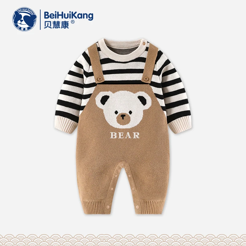 爬服哈衣春秋A类长袖秋装女宝秋季婴儿新生儿卡通春装