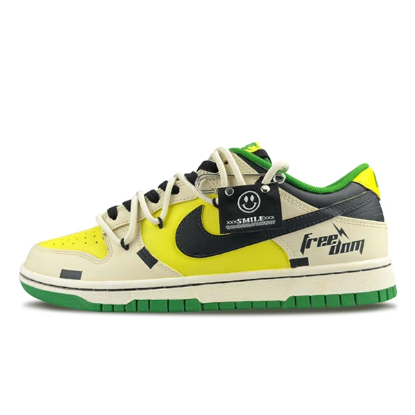 【定制球鞋】 Nike Dunk Low 绿野沙洲 耐磨防滑 低帮 板鞋 男款