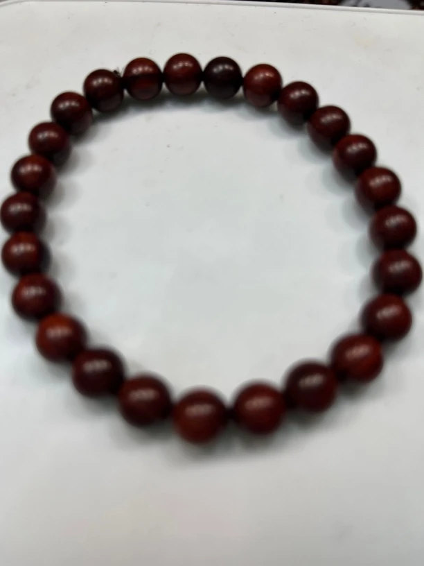 原汁原味印度小叶紫檀0.8mm单圈手串