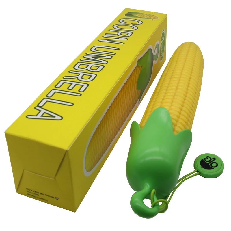 儿童节时尚创意儿童玉米雨伞防紫外线防风挡雨便携可爱家用多功能