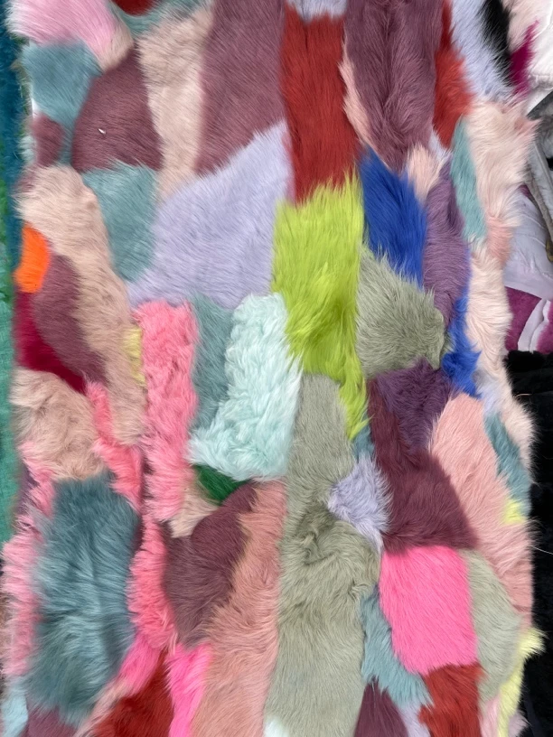 真皮草毛毯手工制品diy手工