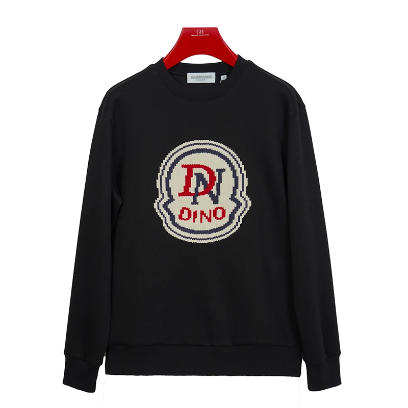 Maser Dino玛撒蒂诺 男士卫衣潮牌冬季长袖圆领新款加厚内搭休闲