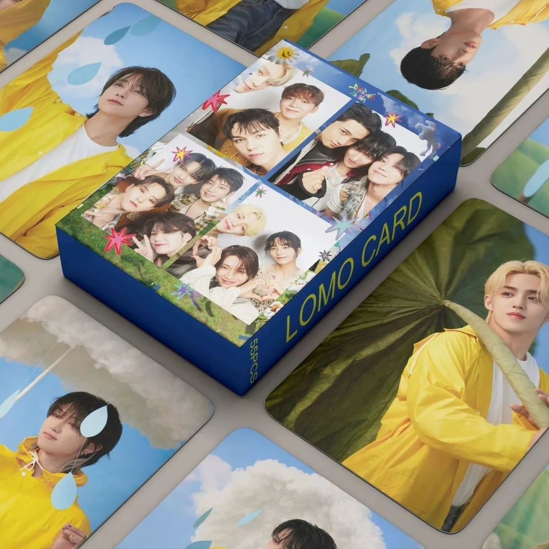 55张SEVENTEEN十七新专HEAVEN专辑小卡LOMO卡徐明浩尹净汉李灿卡