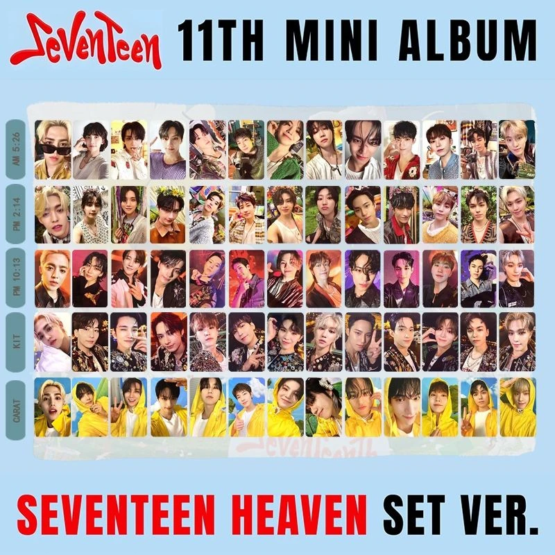 SEVENTEEN回归KIT迷你11小卡HEAVEN李灿JOSHUA尹净汉VERNON李硕珉