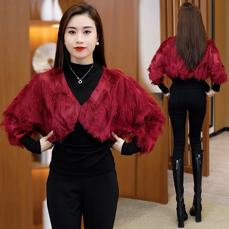 内搭衣女小个子洋气减龄上衣2025今年流行新款春秋设计感T恤长袖