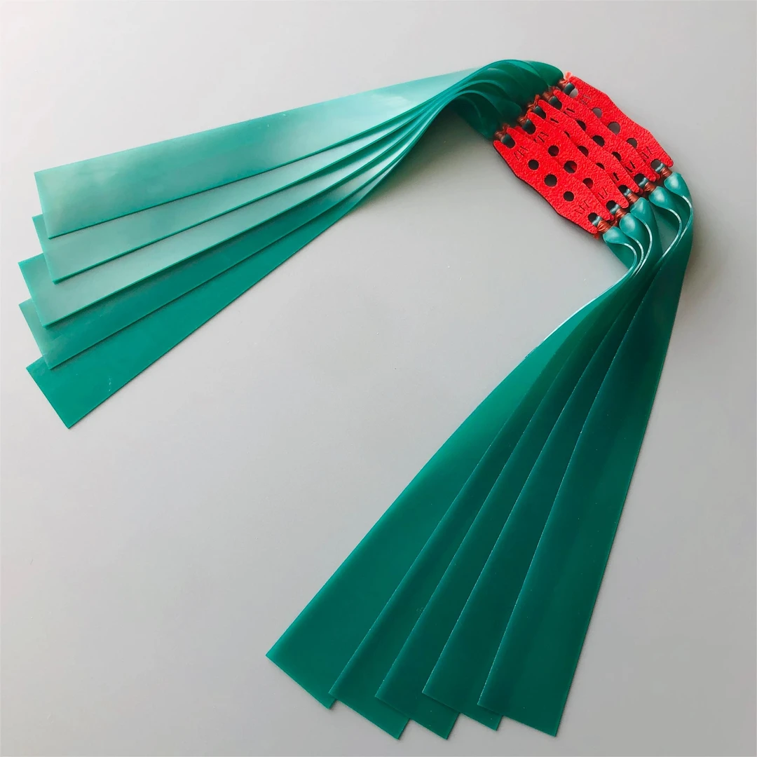 冰绿进口扁皮筋高回弹大锥度暴力耐用户外皮筋绑好长度中拉短拉