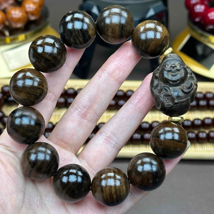 2.0檀香手串+财神1490