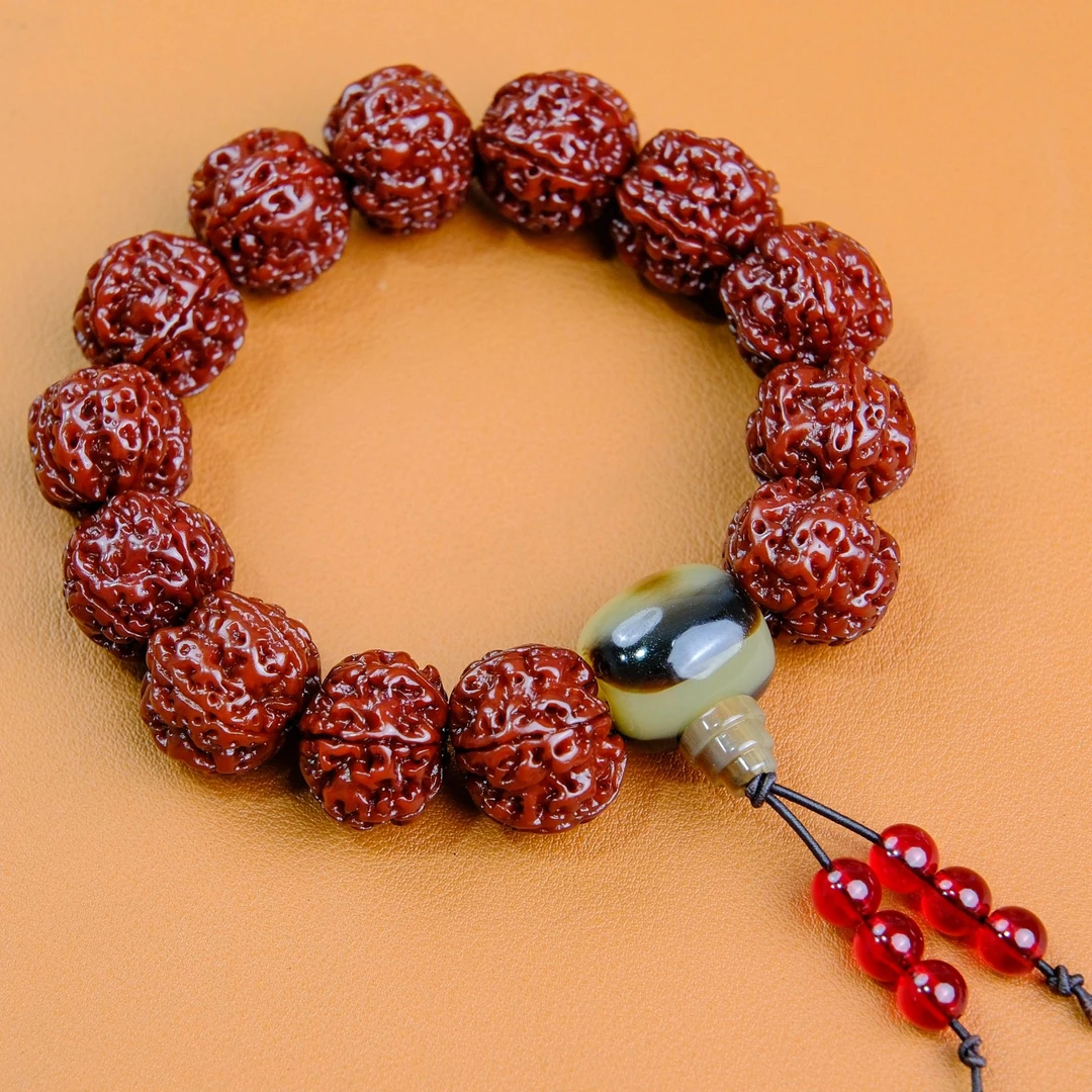 567-玉化金刚2.0cm+角角单圈手串（无礼盒）