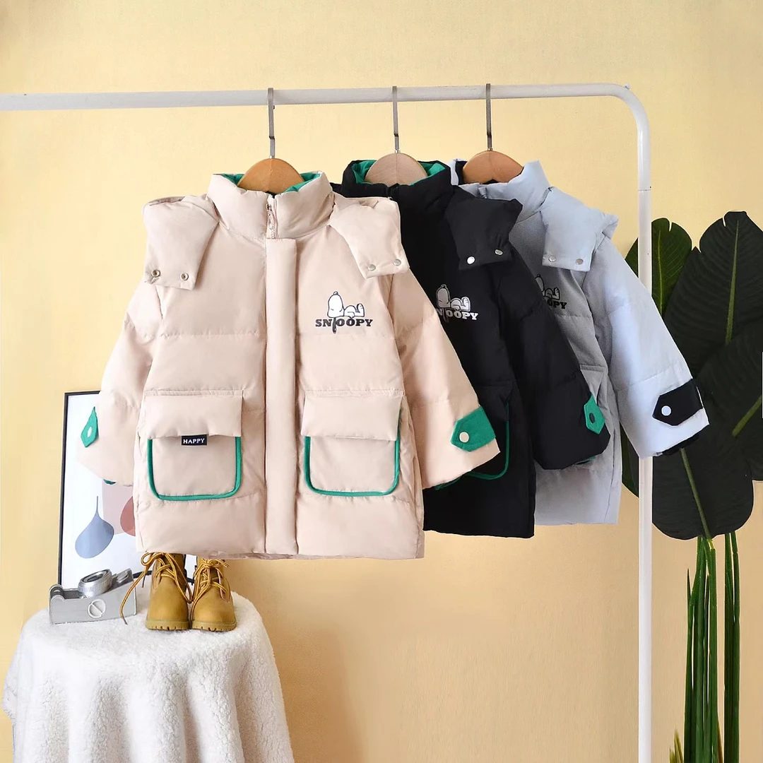 冬季儿童中长款保暖外套 ZXY34 Y003