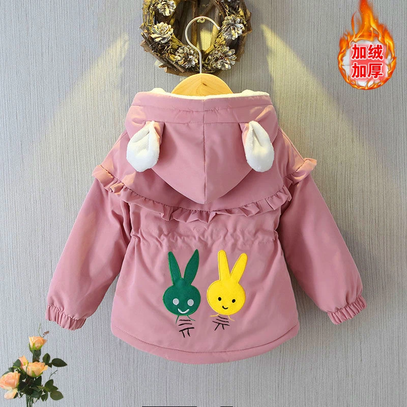 【小扬哥推荐】中小童外套2023男童冬装棉衣加厚宝宝棉袄女童加绒