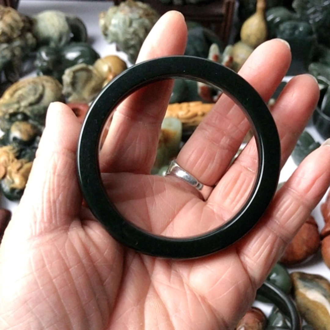【闪购商品】岫岩老玉(透闪石质玉)手镯未镶嵌熙*
