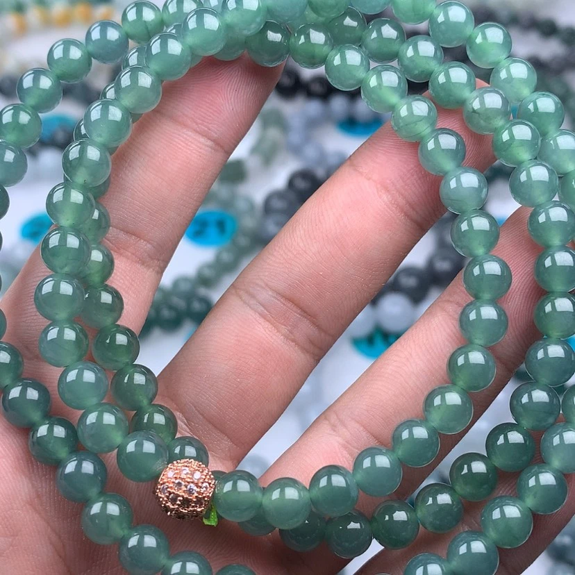 【闪购商品】翡翠手链未镶嵌卡7