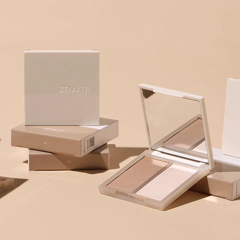 zenn双色修容盘细腻丝滑自然鼻影侧影高光提亮